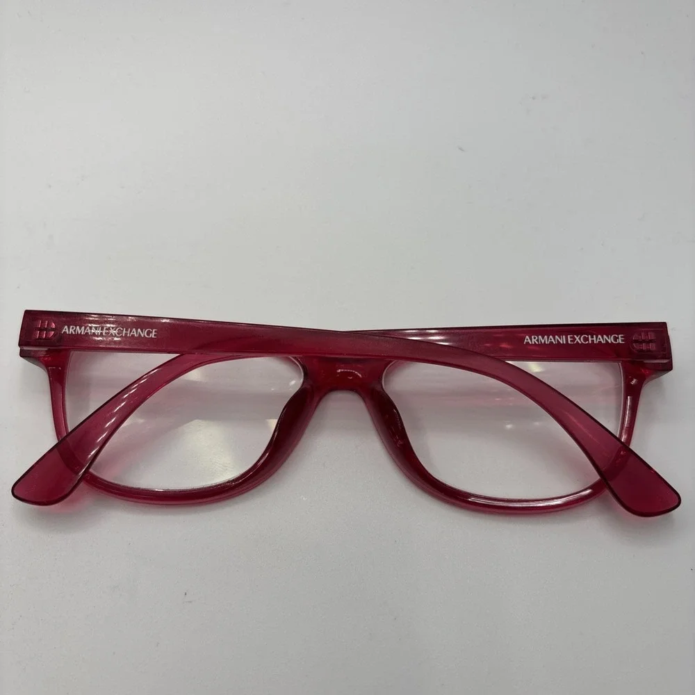 ARMANI EXCHANGE AX 3082U 8254 CRYSTAL RED AUTHENTIC EYEGLASSES 53-16-140 #C242